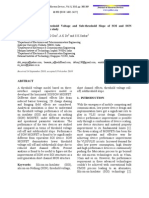 Analytical Model of Threshold Voltage and Sub-Threshold Slope of Soi and Son Mosfets: A Comparative Study