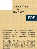 International Trade & The Gatt