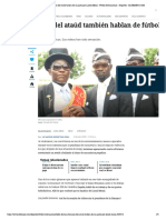 Líder de Los Africanos Del Ataúd Hablan de Su Gusto Por Lionel Messi - Fútbol Internacional - Deportes PDF