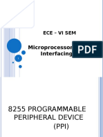 Microprocessor and Interfacing: Ece - Vi Sem