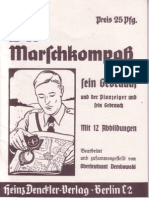 Der Marschkompaß Und Sein Gebrauch (Wehrmacht-Lehrschrift Von Oberleutnant Dembowski)