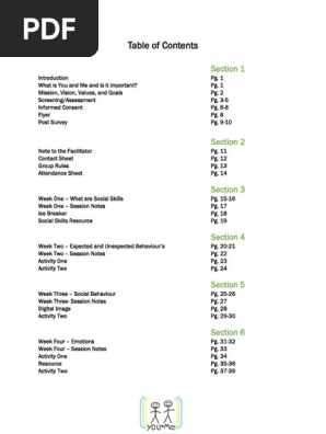sociall skills binder for capstone