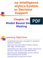 Week 10 - Model Based Decision Making