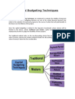 Capital Budgeting Techniques