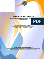 Program - Rincian Program Pelatihan BLKK Ta. 2020