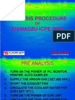 Analysis Procedure Icpe9000