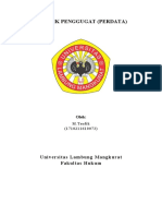 Format Replik Penggugat Perkara Perdata