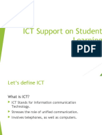 Ict Support On Student Learning
