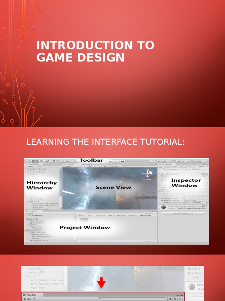 Game Design Interface Tutorial Guide | PDF