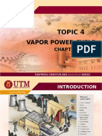 Topic 4 Vapor Power Cycle Chapter
