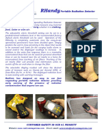 RHandy Portable Radiation Detector