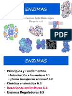 Mecanismos Enzimáticos y Enzimas Reguladoras