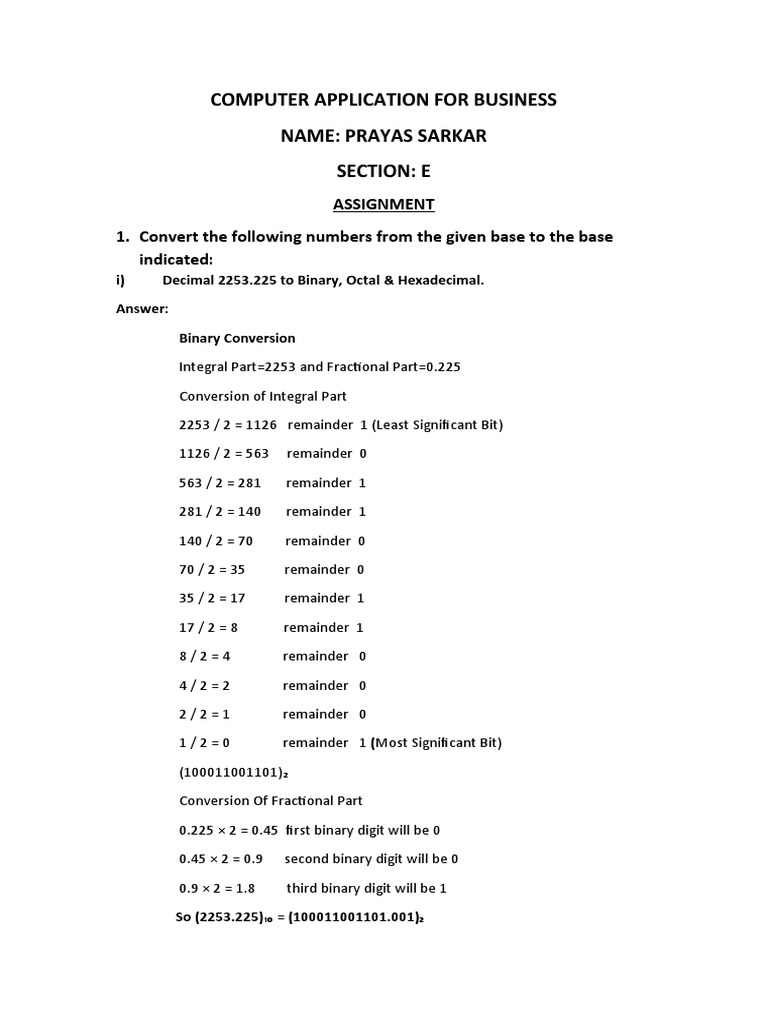 Computer Application Assignment | PDF | Random Access Memory | Dynamic ...