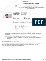 Vinod - Kumar - Oracle Test Report PDF
