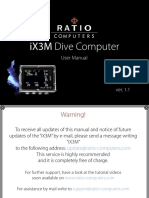 iX3M Dive Computer: User Manual