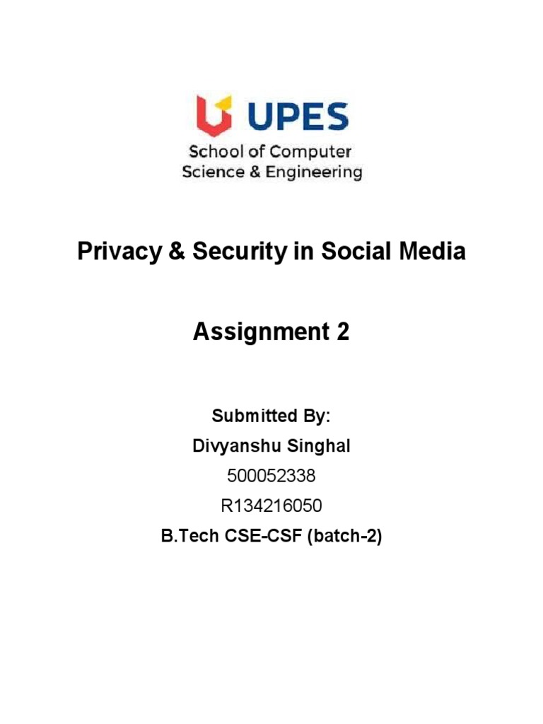 Divyanshu Assignment 2 | PDF | Social Media | Popular Culture & Media ...