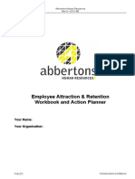 Employee Attraction Retention Workbook and Action Plan