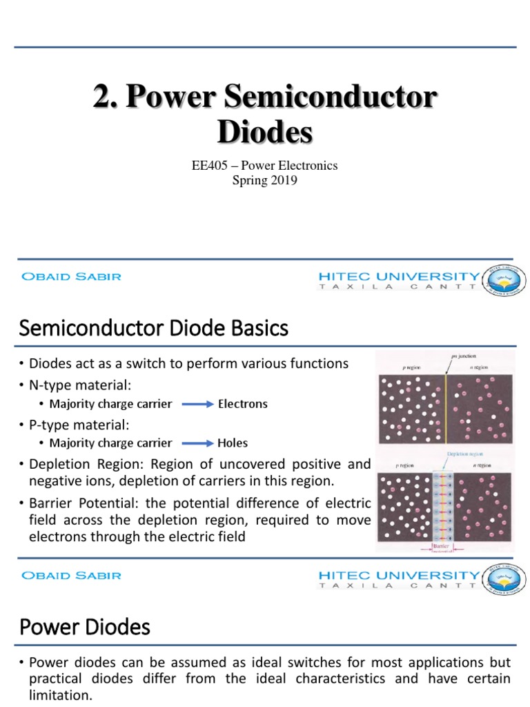 Power Diode Characteristics and Types | PDF | Diode | P–N Junction