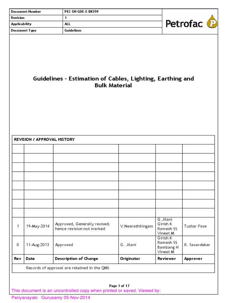Cable Tray Sizing and Estimation Guide | PDF | Ac Power Plugs And ...