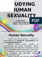 Studying Human Sexuality: Presented By: Roxan Benlot Magaling Bsed Ii - Social Studies