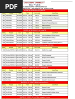 Mid Term Datesheet