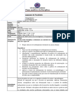 FICHA DE DISCIPLINA de Ordenamento Do Territorio - 2017