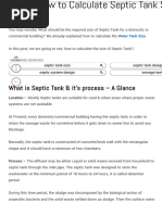 Septic Tank Design & Construction Guide | PDF