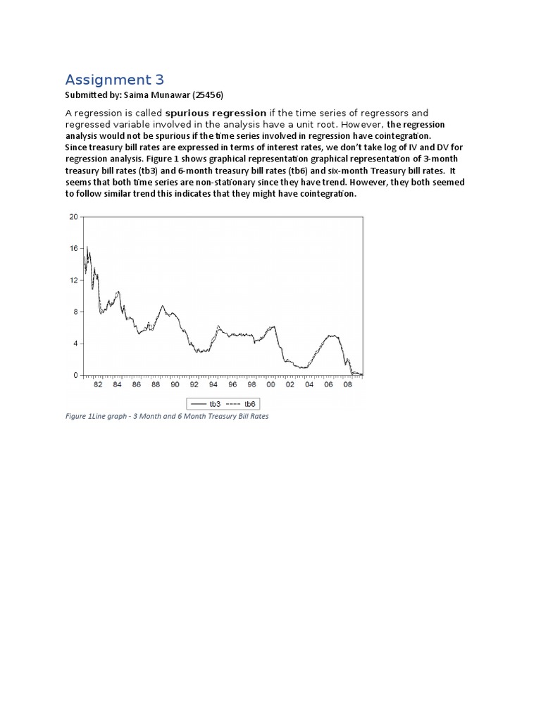 CoIntegration and Error Correction Model PDF P Value Econometrics