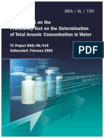 2005-02 IAEA Proficiency Test on the Determination of Total Arsenic Concentration in Water
