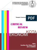 Critical Review Dampak Urbanisasi Bagi P PDF