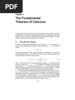 The Fundamental Theorem of Calculus