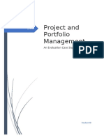 Project and Portfolio Management: An Evaluation Case Study