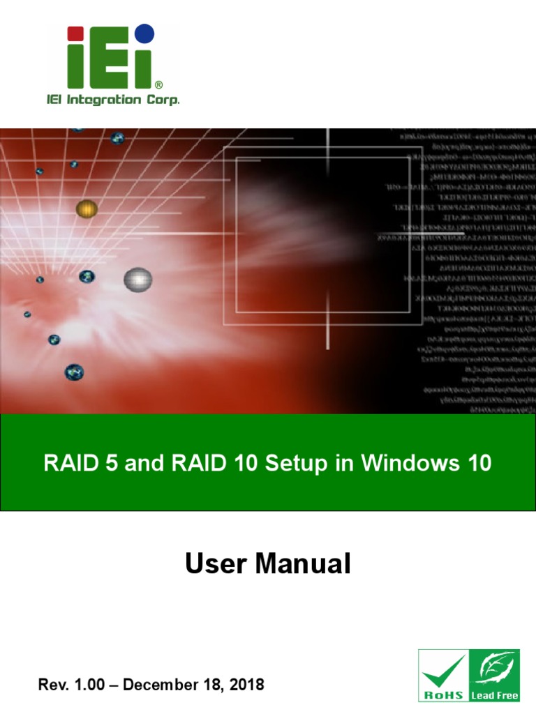 User Manual: RAID 5 and RAID 10 Setup in Windows 10 | PDF | Computer ...