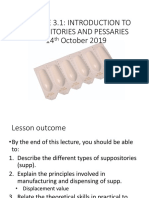 Introduction to Suppositories and Pessaries