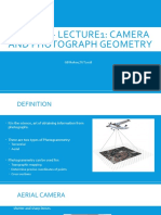 PHO331T Lecture1-Camera and The Geometry of Aerial Photograph (Part1) PDF