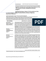 Status Resistensi Anopheles Barbirostris Terhadap Permethrin 0,75% Desa Wawosangula, Kecamatan Puriala, Kabupaten Konawe, Provinsi Sulawesi Tenggara