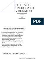 Effects of Technology To Environment