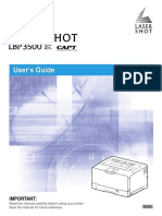 Laser Shot lbp3500 Users Guide PDF