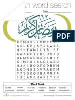 Ramadan Word Search