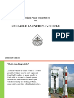 Reusable Launching Vehicle: Technical Paper Presentation On