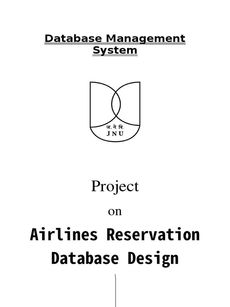 Database Design for an Airlines Reservation System | PDF | Information ...