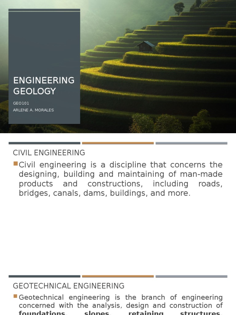 Introduction to Engineering Geology | PDF | Geology | Geotechnical ...