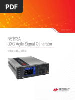 N5193A Uxg Agile Signal Generator: 10 MHZ To 20 or 40 GHZ