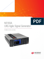N5193A Uxg Agile Signal Generator: 10 MHZ To 20 or 40 GHZ