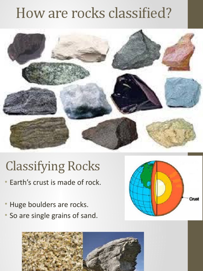 How Are Rocks Classified | PDF | Rock (Geology) | Sedimentary Rock