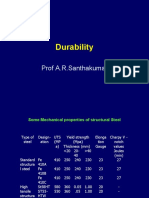Durability: Prof A.R.Santhakumar