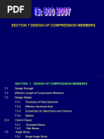 Design of Compression Members