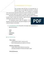 Comentario de Texto - Poesía PDF