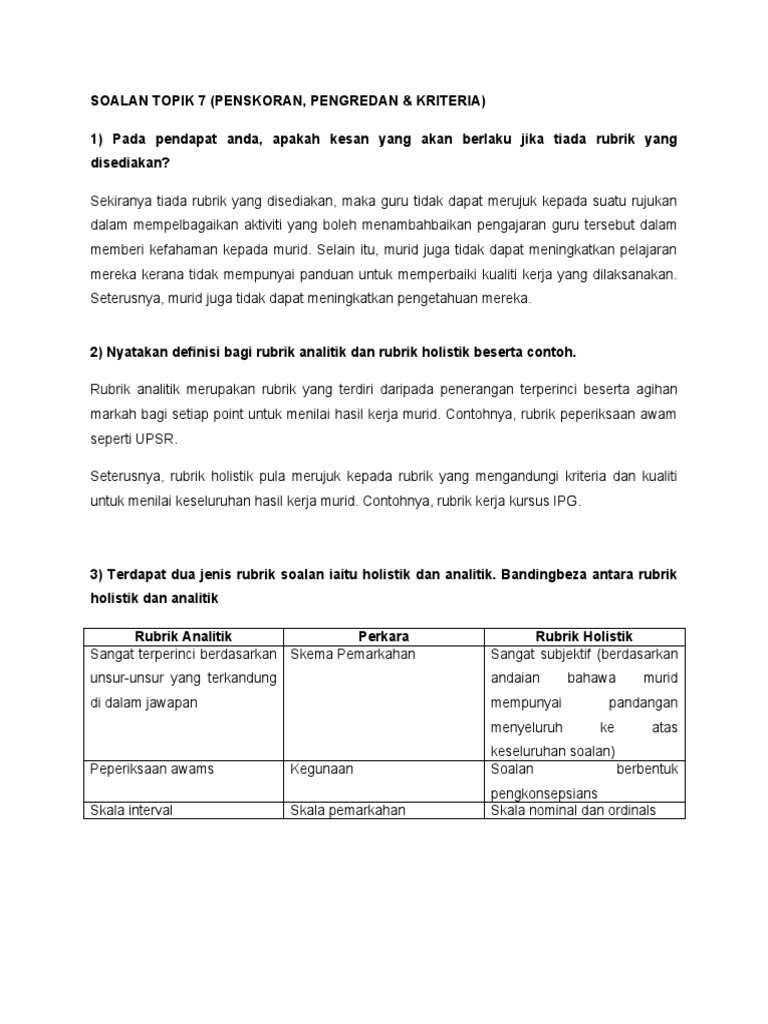 Tutorial Bab 7 Nur Juwaina Pdf
