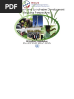 Green Growth and Sustainable Development: Regional Perspectives